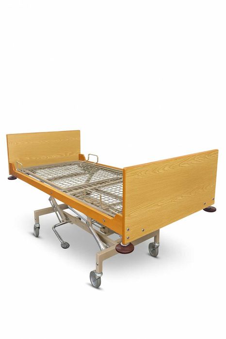 ŁÓŻKO rehabilitacyjne medyczne dla chorego MANUALNE + materac