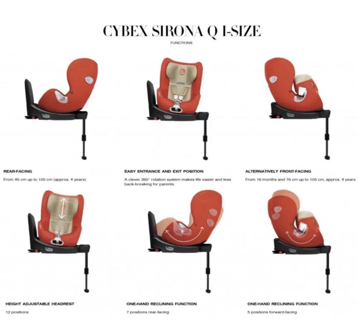 Cadeira Cybex Sirona S i-Size como nova