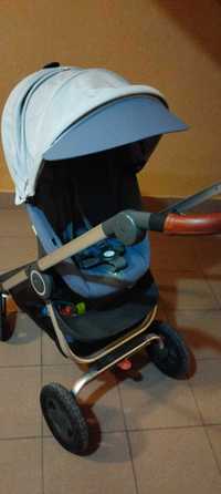 Wózek Stokke Scoot V2 Slate Blue Spacerówka