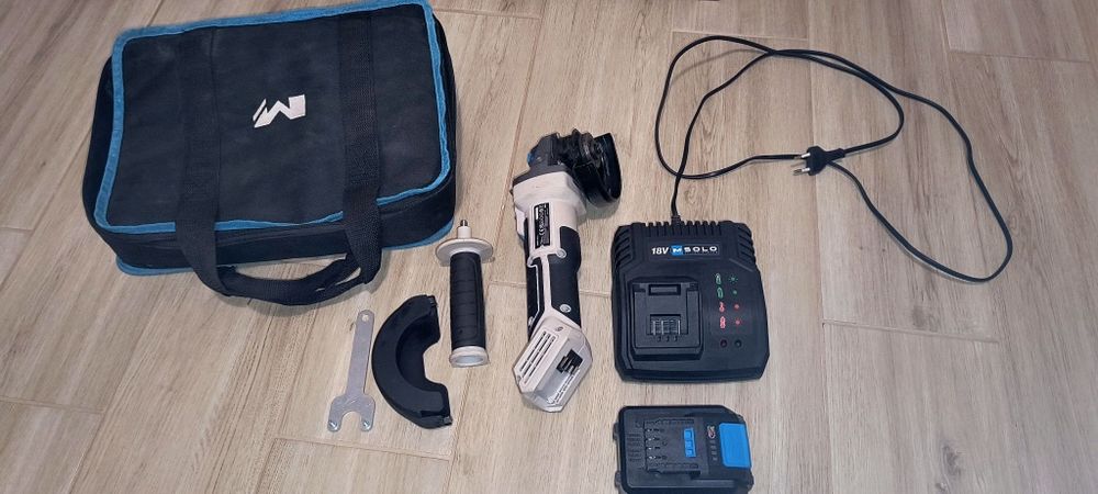 Szlifierka akumulatorowa MacAllister 18v +nowy akumulator 5ah