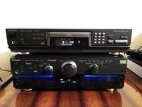 Wieża Technics AX7, CD oraz kolumny