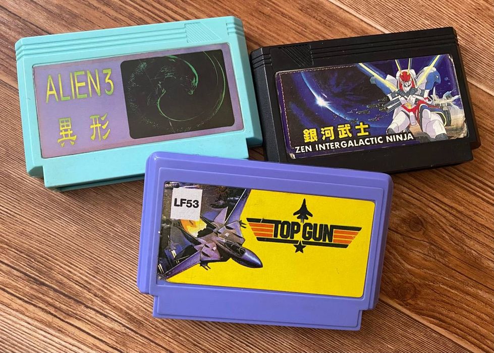 Dendy (Steepler): Batman, Zen Ninja, Contra, Gremlins, Dracula, Alien3