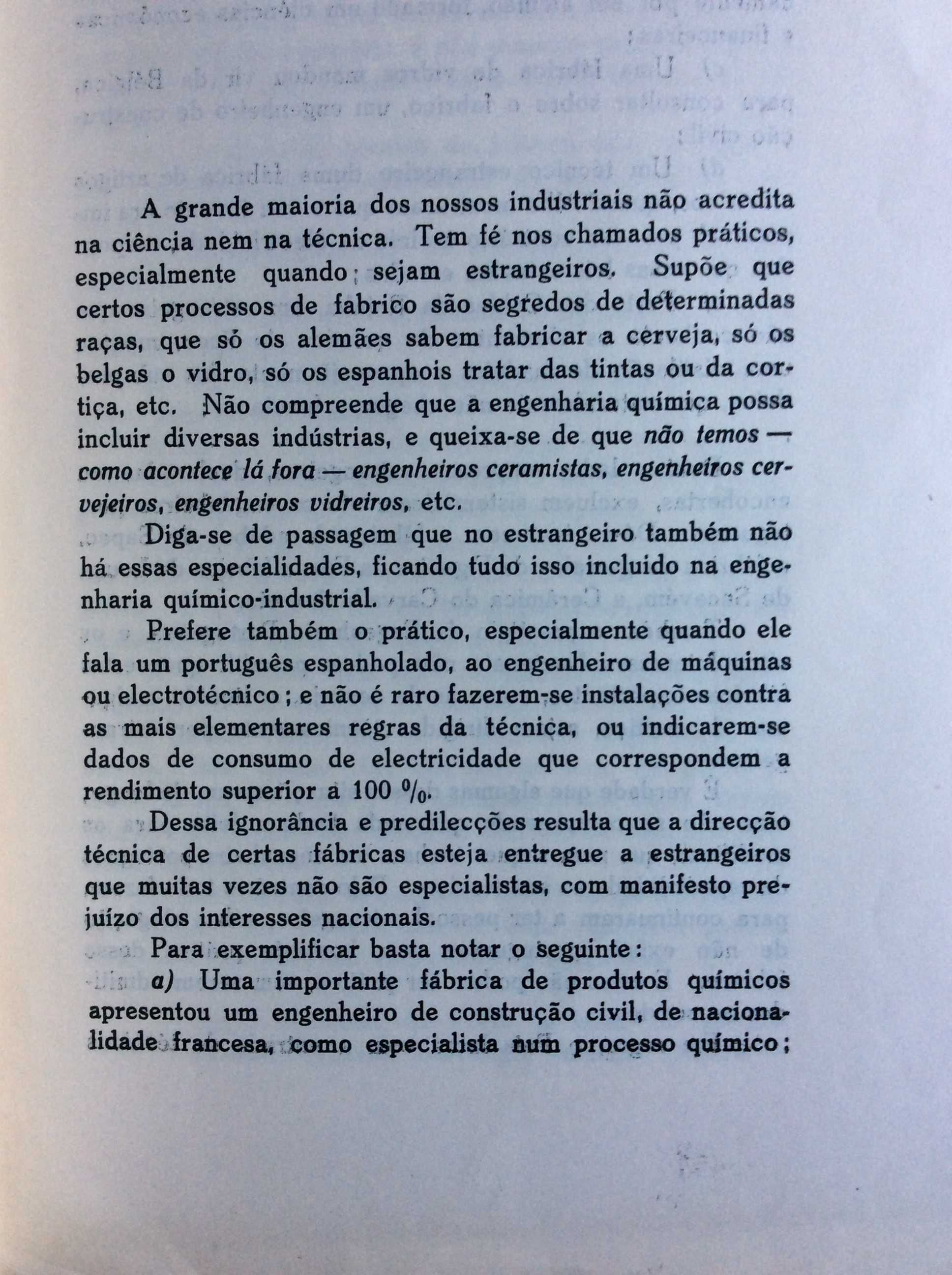 Técnicos estrangeiros ao serviço da indústria. Tese, 1948