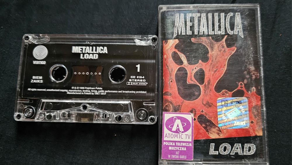 Metallica Load Kaseta NM