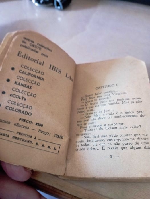 Livro da Colecção Oeste