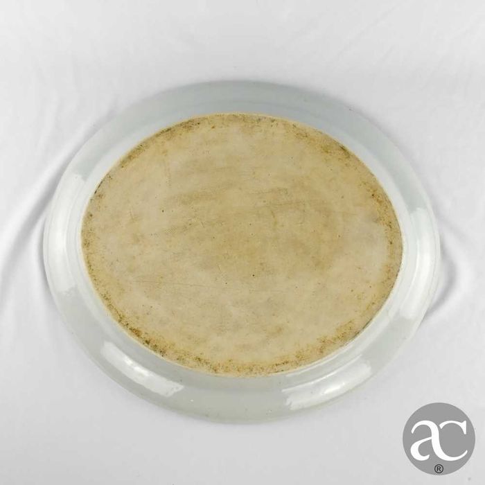 Grande Travessa China, Azul e Branco, Período Jiaqing 1796 a 1820