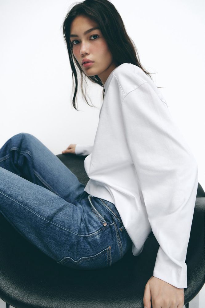 Базовий лонг zara 100% бавовна