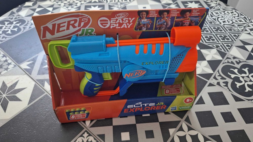 Brinquedo Nerf Pistola Elite Jr Explorer (+6 - NOVA)