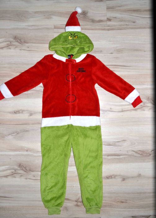 4^ Grinch kombinezon piżama świąteczna 6/7 Lat 116/122