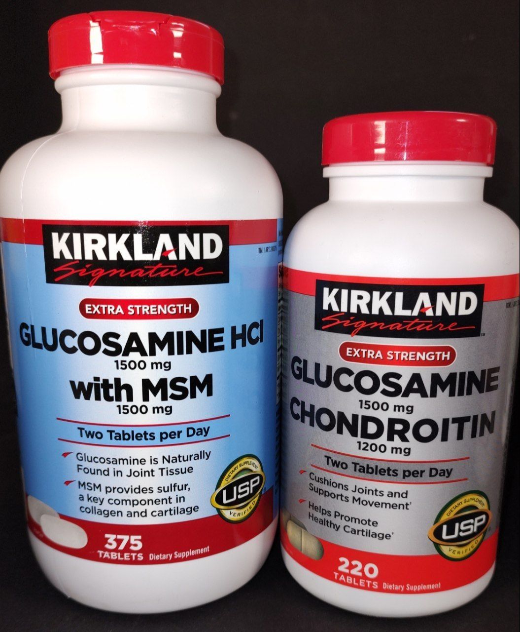 Глюкозамин+МСМ Хондроитин Kirkland США Glucosamin Киркланд витамины