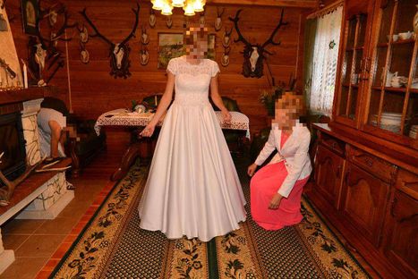 Suknia ślubna typu Princess, wzrost 168 cm, rozmiar 36-38