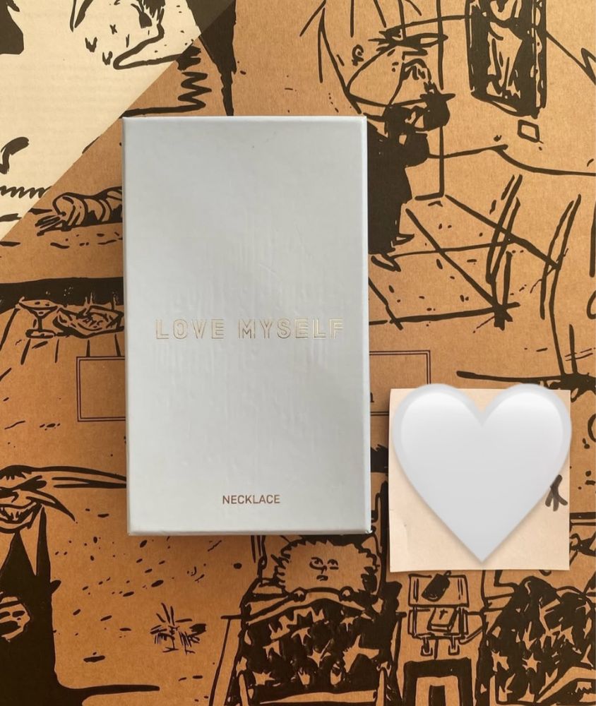 Офіційна підвіска BTS Love Myself Unicef срібло