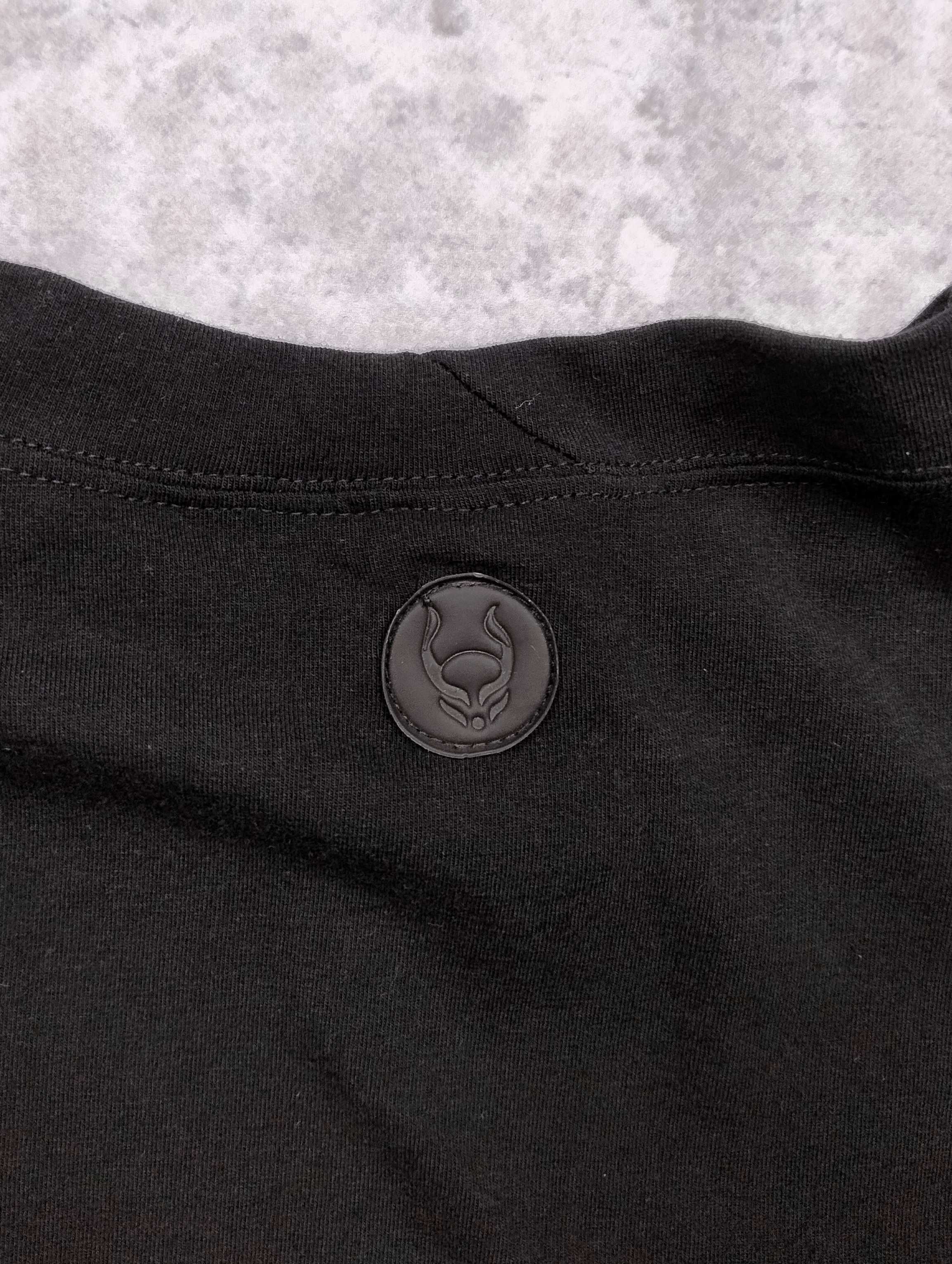 Czarna bluza Cyberdog London techwear harness crewneck L