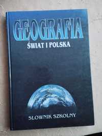 Geografia Świat i Polska Słownik szkolny