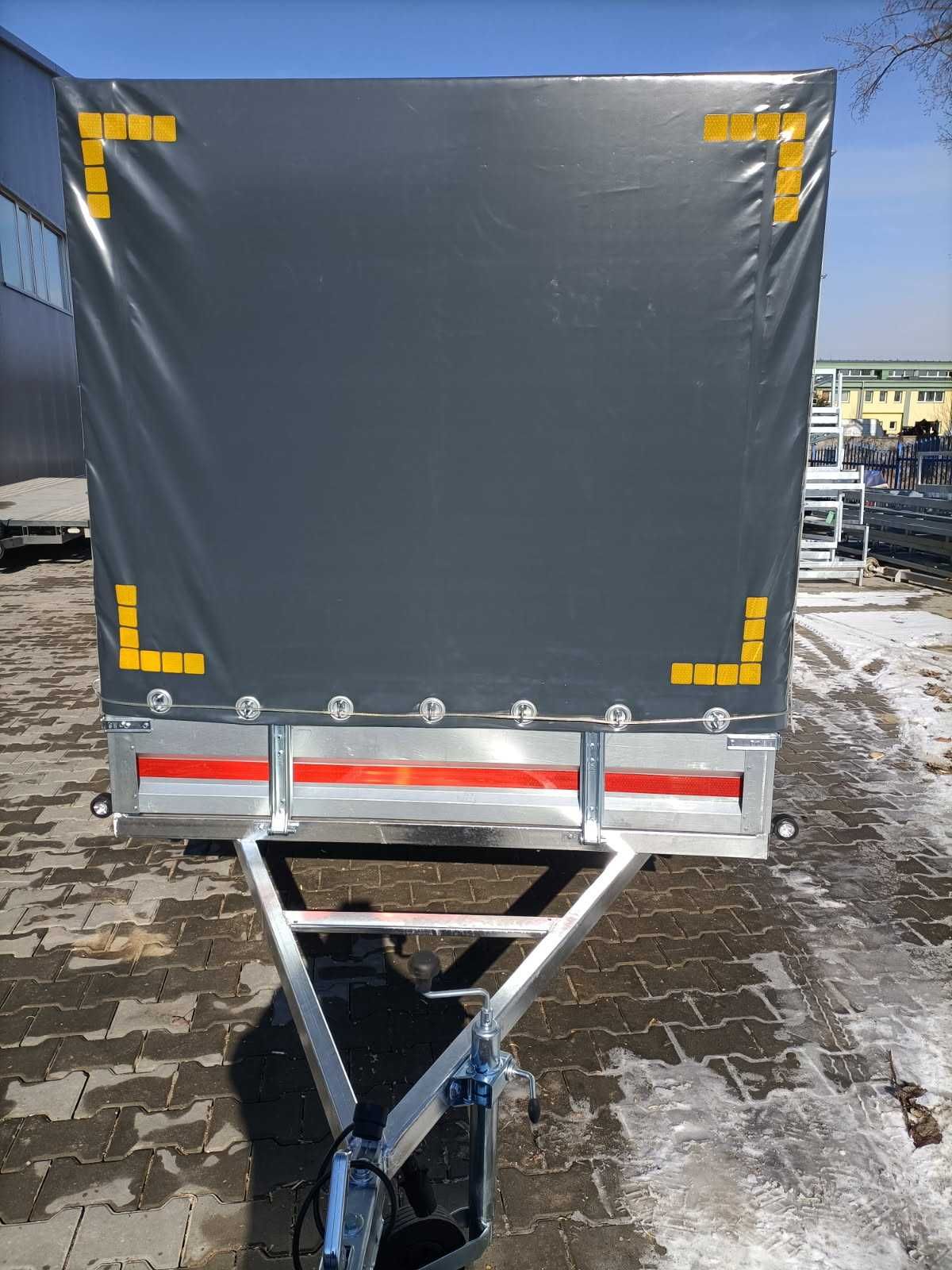 Przyczepa przyczepka samochodowa producent LORA nowa wymiary 2,75x1,45