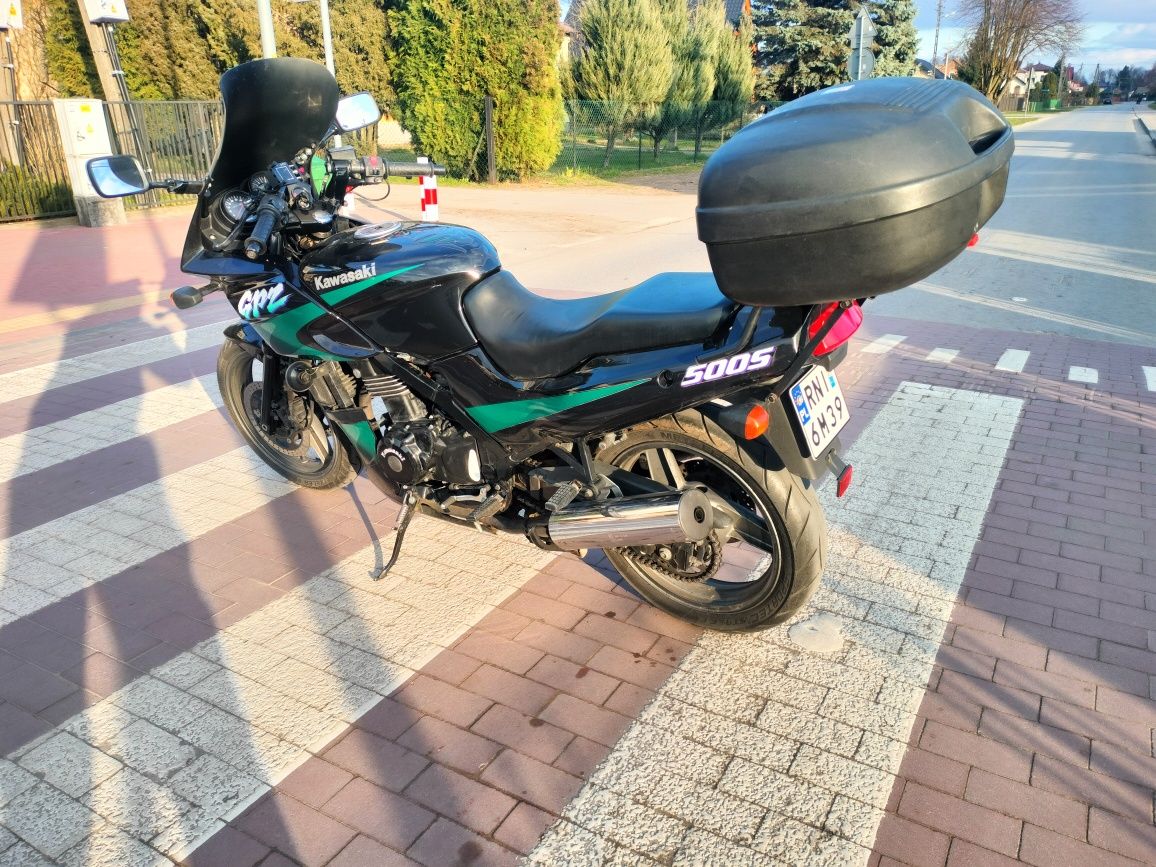 Kawasaki gpz 500  a2  ex cb  er5  gs kufer sakwy boczne