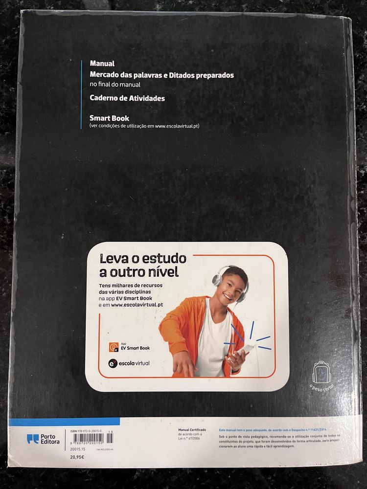 Livro Portugues 6Ano - Livro aberto