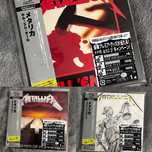CD Metallica - Kill’ em All, And Justice for All, Master of Puppets