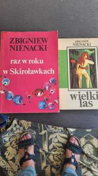 Książki Z. Nienackiego  : "Raz w roku w Skiroławkach" i "Wielki las"