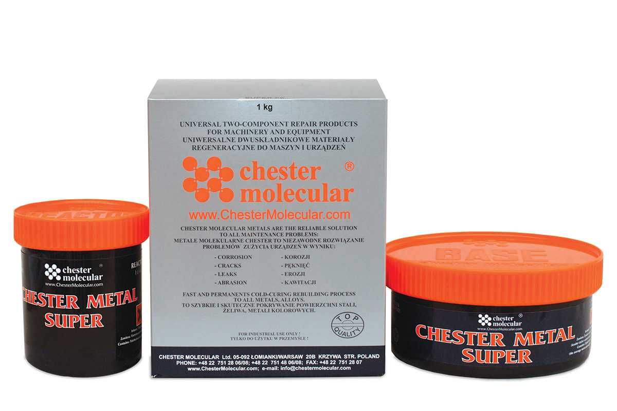 Klej do Metalu Chester Metal Super 1kg Metal Molekularny + GRATIS