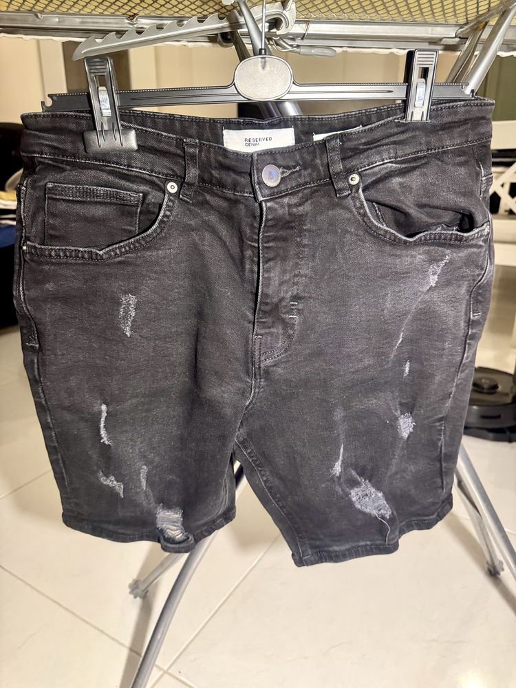 Spodenki szorty jeansowe męskie rozmiar 32 Reserved slim