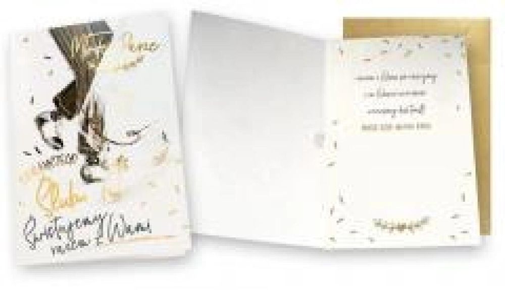 Karnet muzyczny Ślub Kukartka oprawa: folia