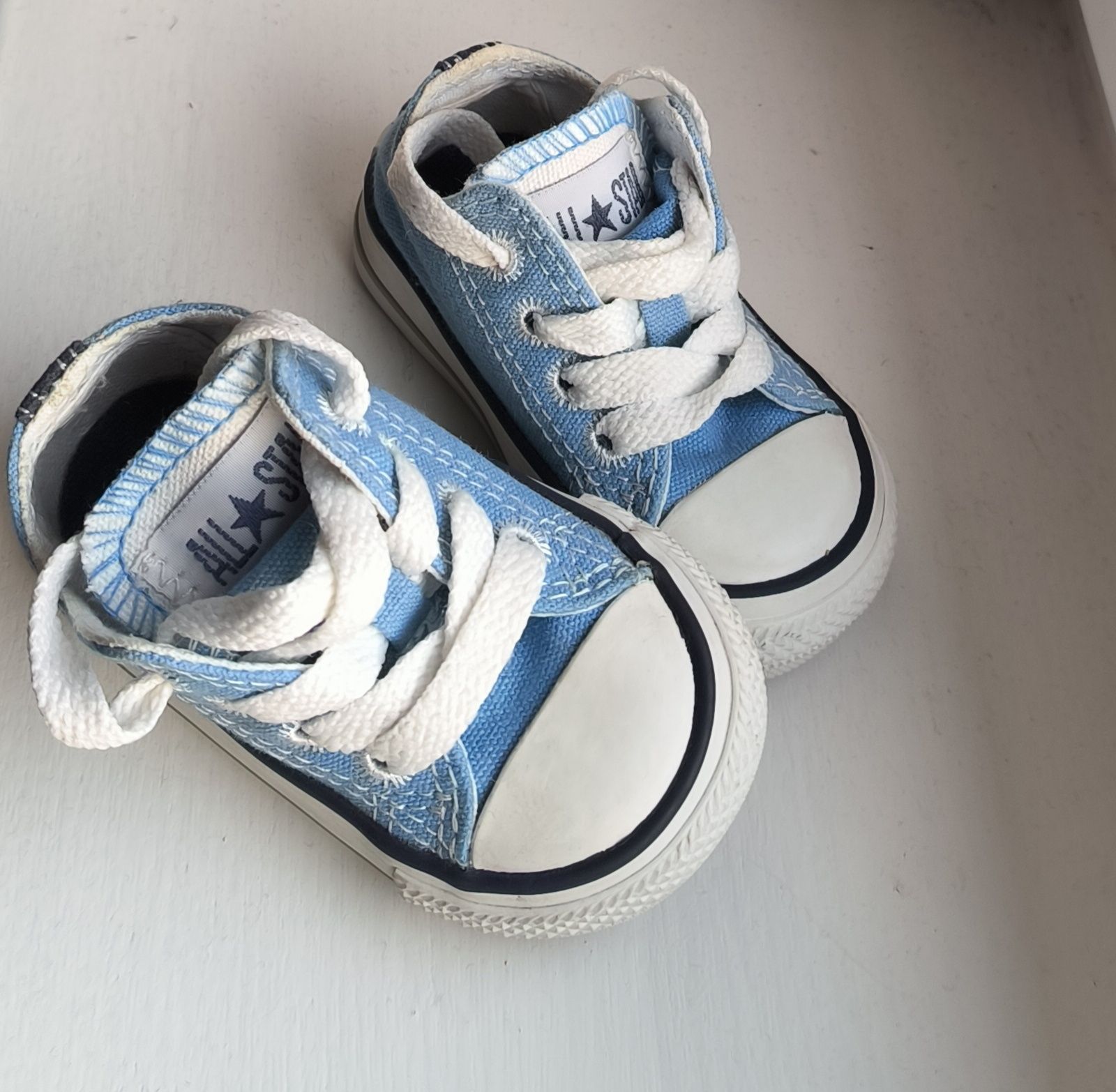 Converse All Star błękitne wkładka 10,5cm według mnie stan idealny 18