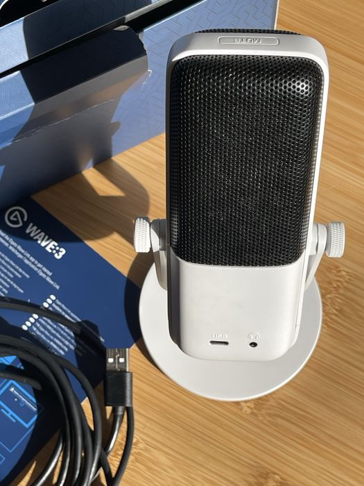 Microfone Profissional El Gato Wave 3 Branco