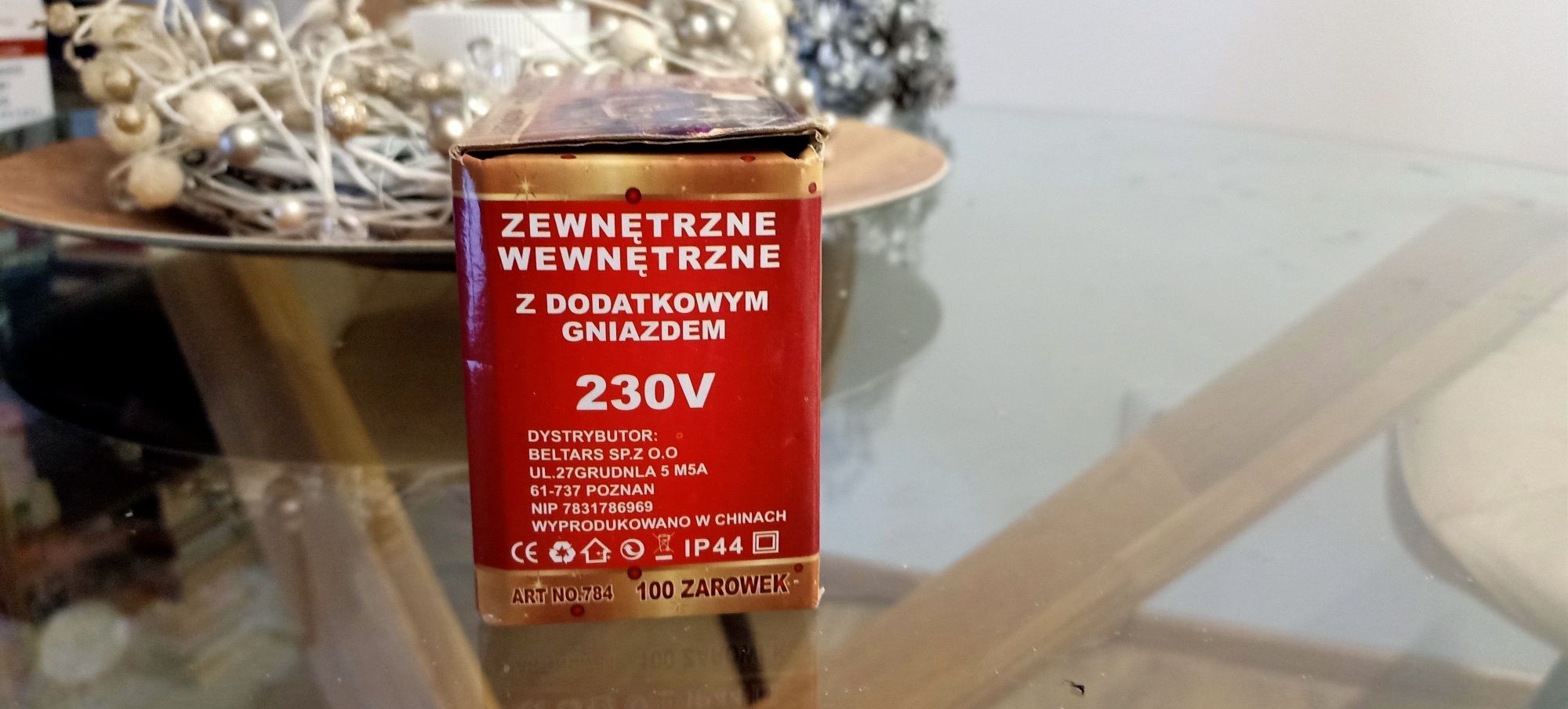 Lampki choinkowe zewnętrzne i wewnętrzne 100 żarowek