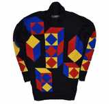 Escada By Margaretha Ley Wełniany Golf Sweter Damski Vintage Xl
