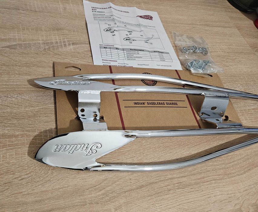 Indian Rd, Chieftain, chromowane rylingi na twarde kufry .