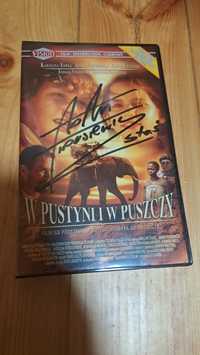 W pustyni i w puszczy vhs autograf Fidusiewicz Staś kaseta