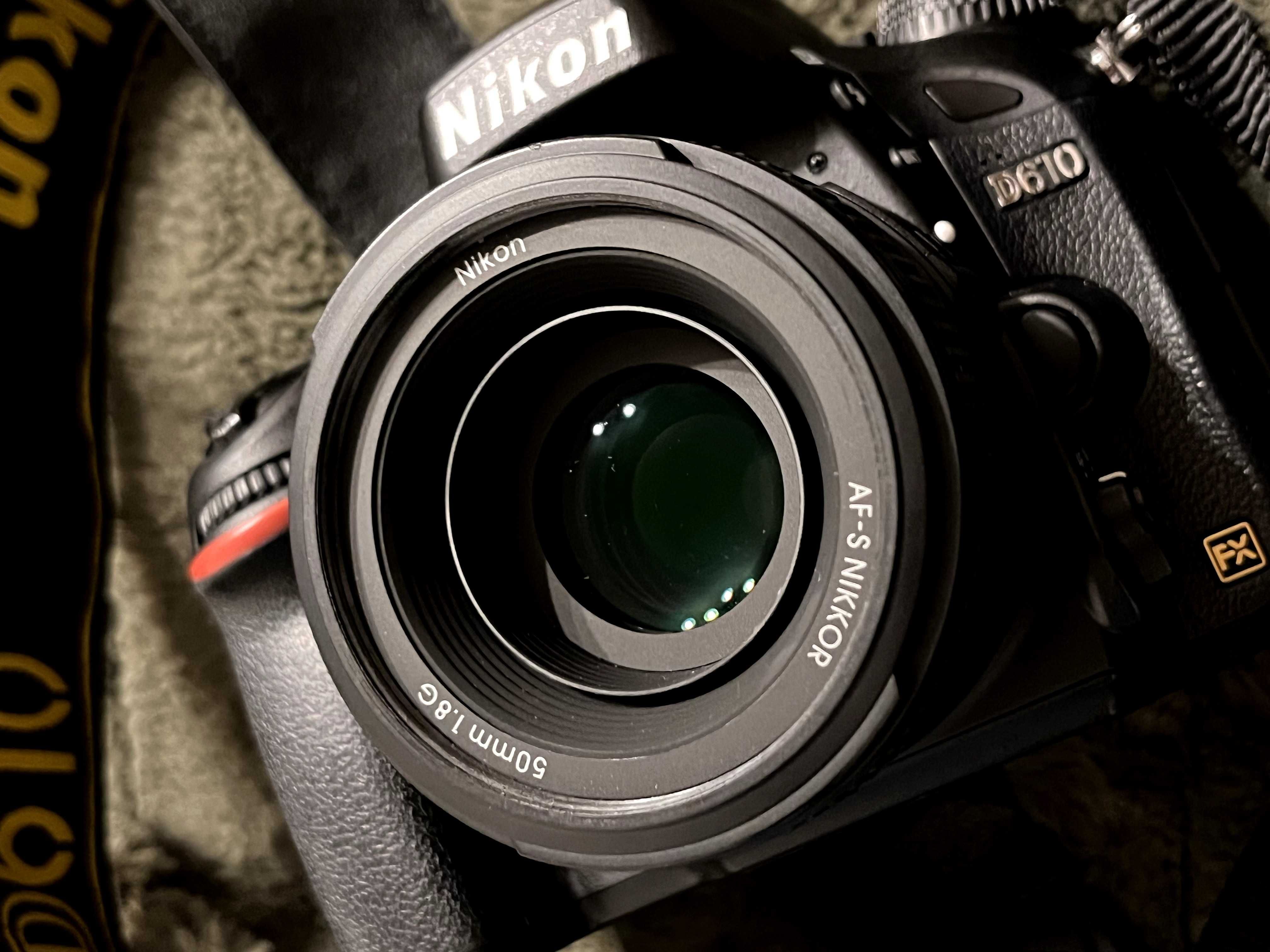 Nikon d610 + obiektyw Nikkor 50 mm f/1.8 G AF-S niski przebieg 12296