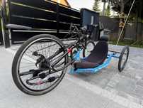Handbike GTM BLACK BIRD – dla niepełnosprawnych