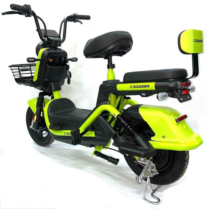 Електричний велосипед Crosser CR2 800W (графенові акб 60V/24Ah)Зелений