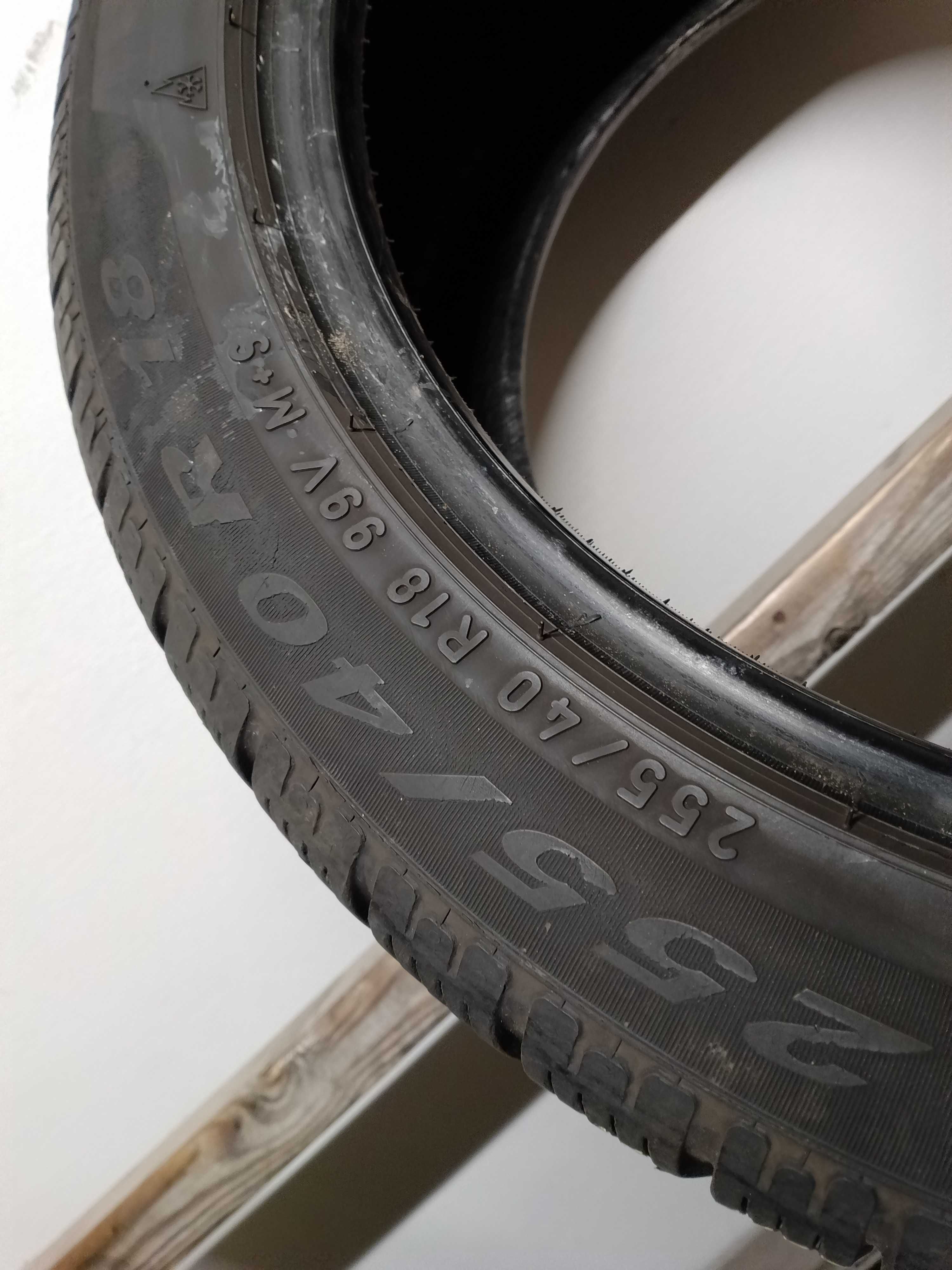 255/40 18 Pirelli Sottozero Winter240/ 3414 Obrzycko P1697