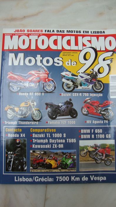 Vàrias revistas Motociclismo dos anos 90