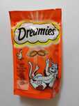 Przysmak dla kota Dreamies z kurczakiem 60g. Chrupiące ciasteczka. New