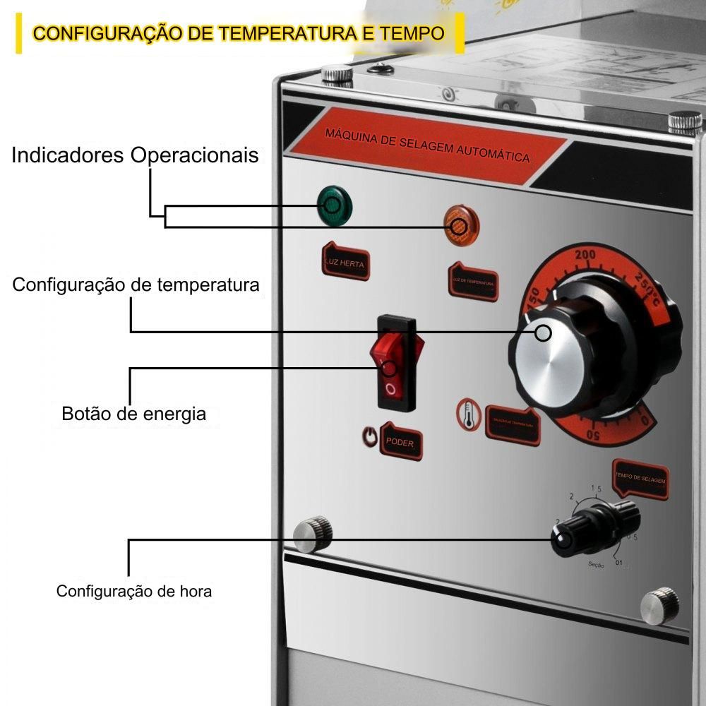 Máquina de Selagem de Chá de Leite Semi-Automática