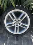 Felgi Alufelgi+opony  112x5 18 cali Audi oryginalne stan bardzo dobry