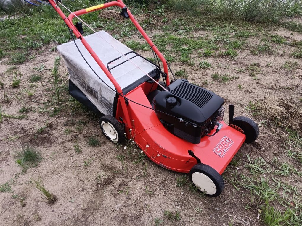 Kosiarka spalinowa Sabo 51cm 5KM Briggs regulowany napęd kosz aluminio