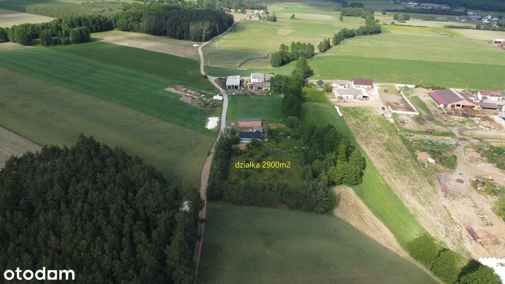 działka siedliskowa pod budowę domu i budynku