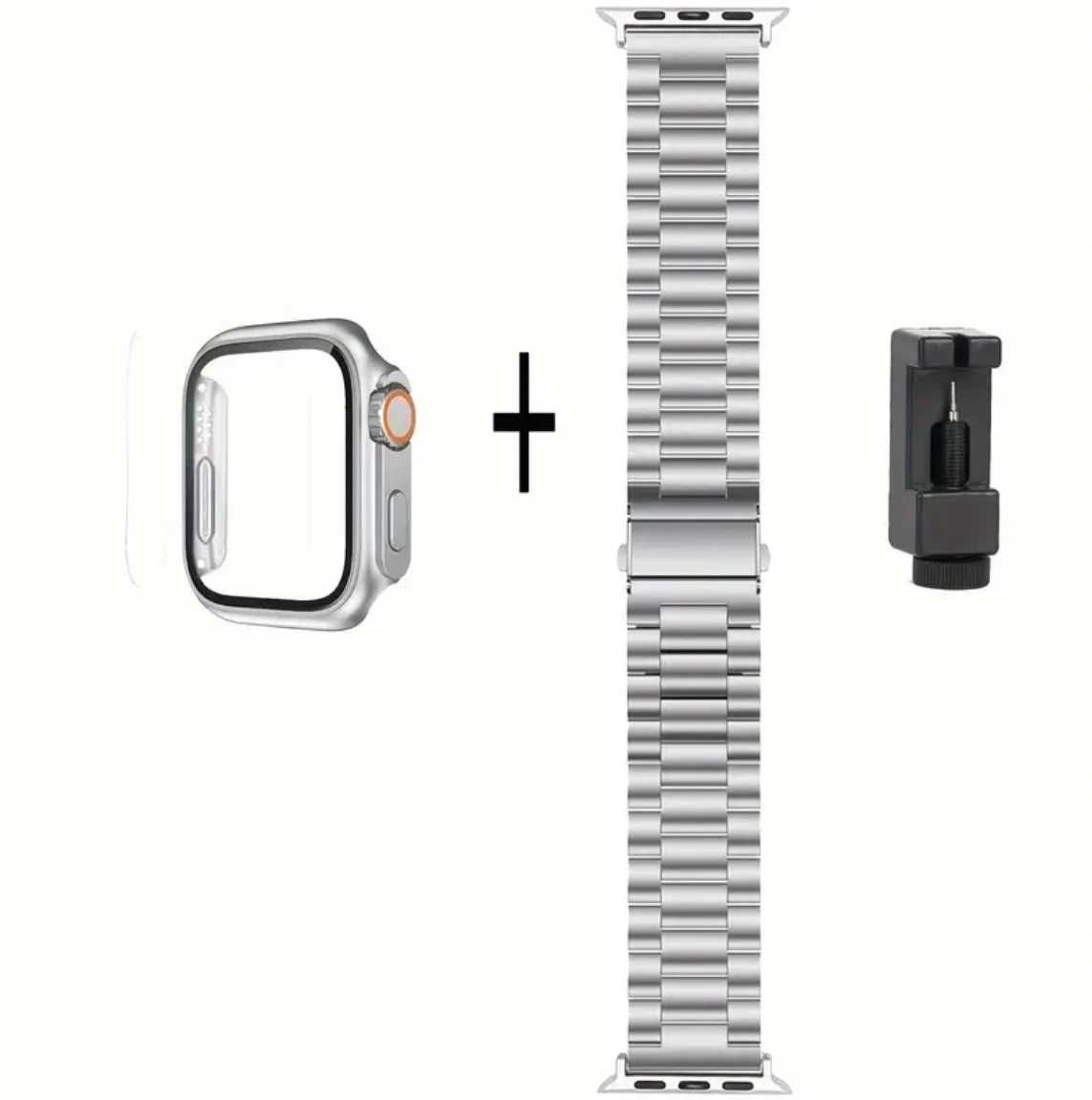 Бампер і металевий ремінець для Apple Watch на всі серії чехол ремешок