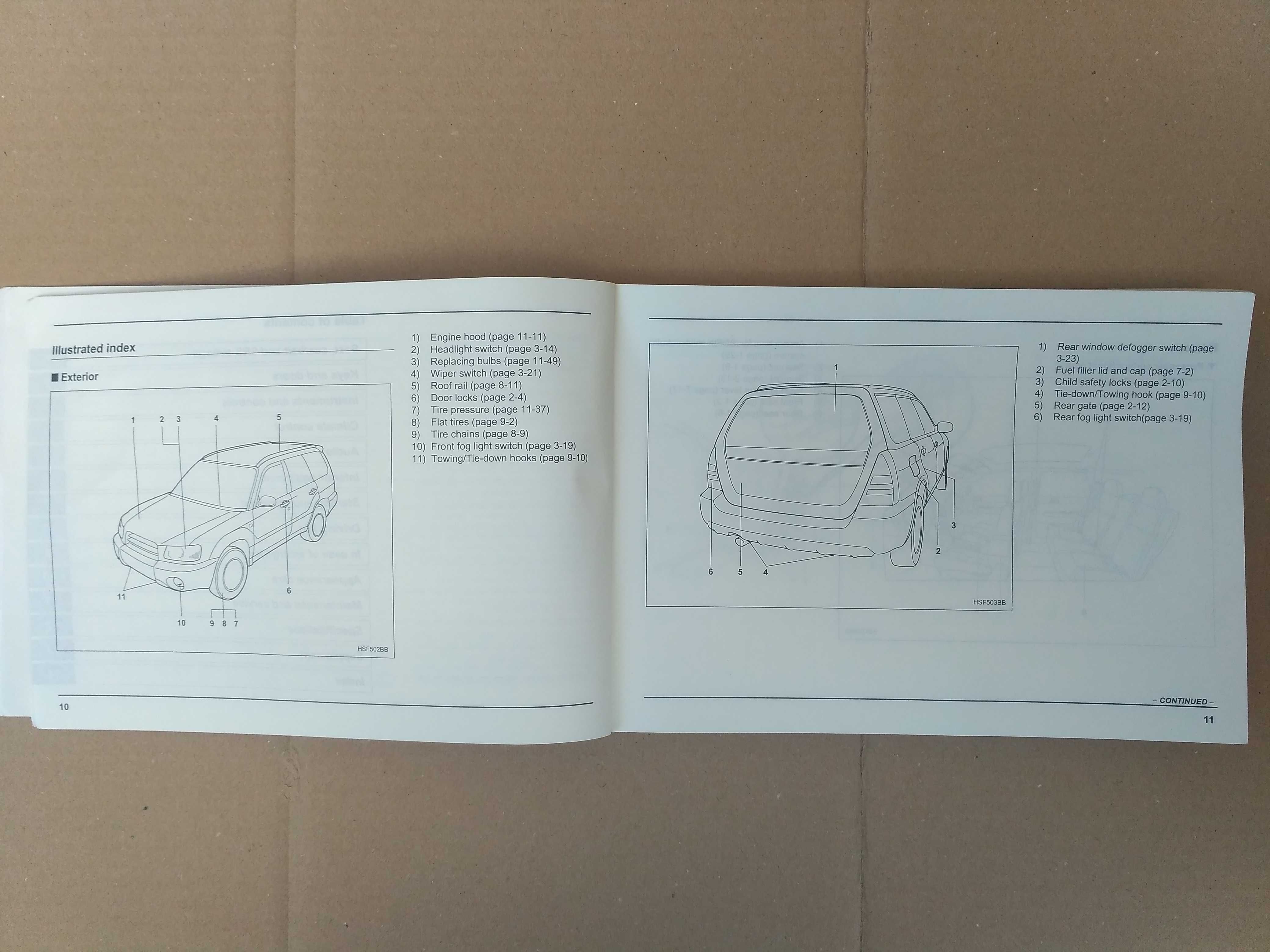 Инструкция по эксплуатации Mitsubishi GRANDIS,SUBARU FORESTER, Lanos
