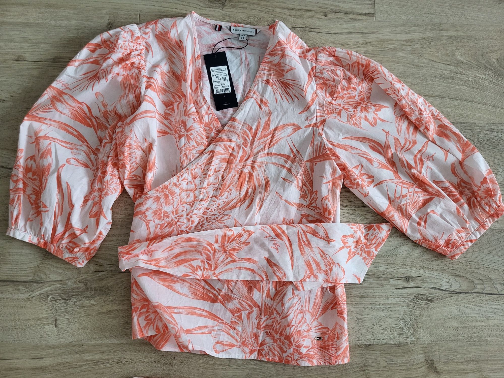 Tommy Hilfiger r.M, komplet bluzka i spódnica,  polo
