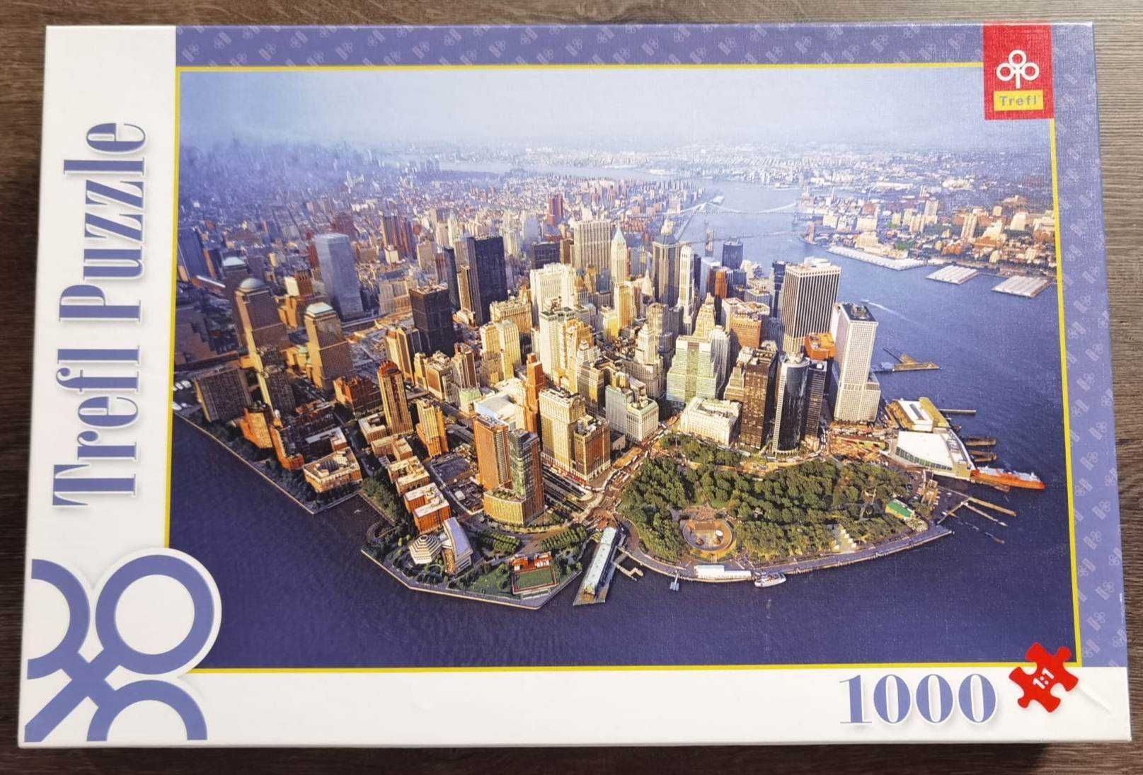 Puzzle 1000 elementów, Manhattan, Nowy Jork, Trefl