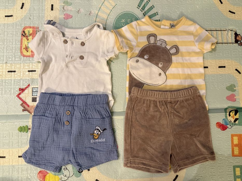 Zestaw paczka paka ubranek dla niemowlaka 62-74