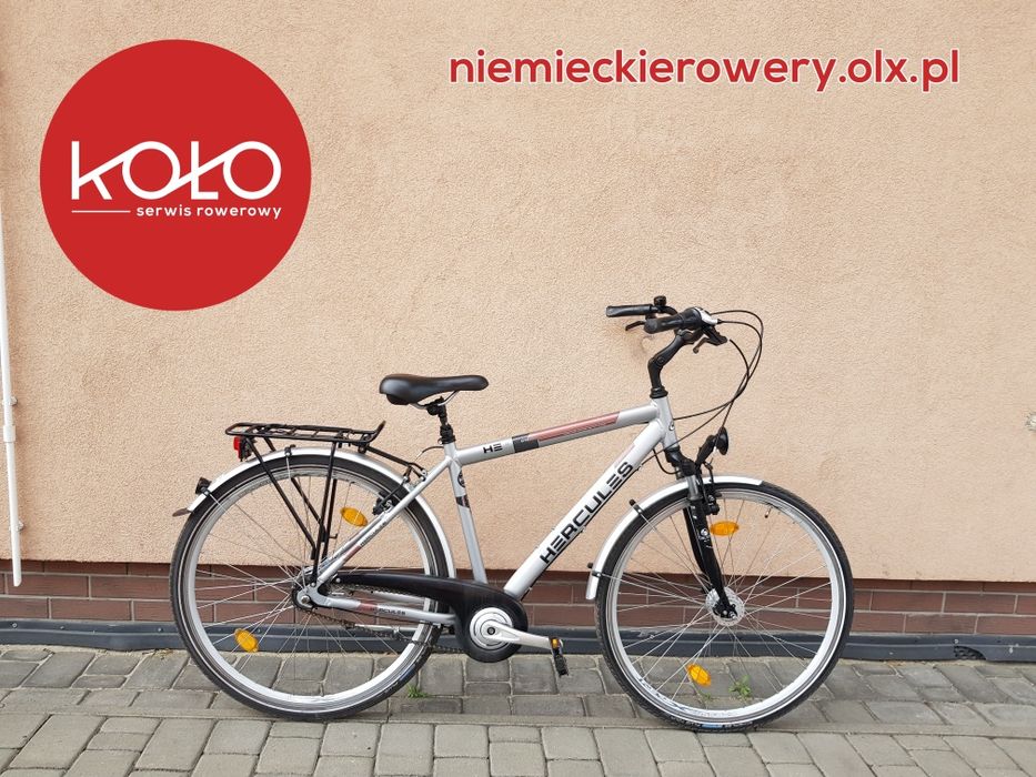 Rower męski miejski HERCULES koła 28 SHIMANO NEXUS aluminium WYSYŁKA