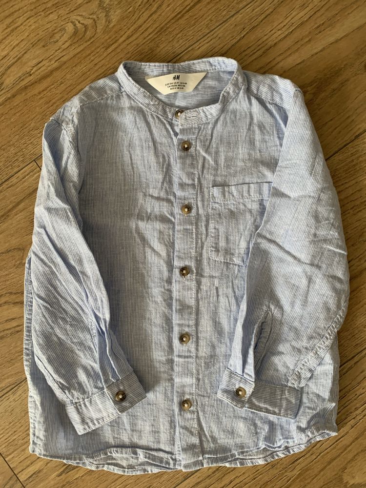 Lniana koszula H&M r.104