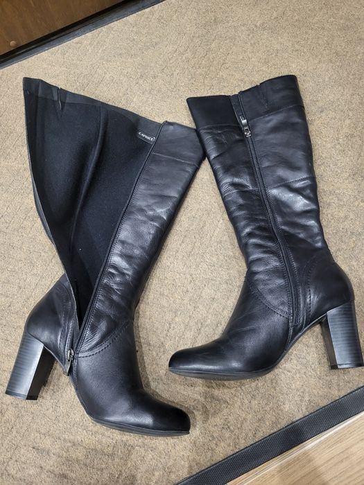 Чоботи шкіряні Caprice 39р 25.5-26см